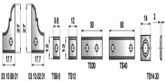 Комплект фрез для профілювання стояків та перемичок фільончастих дверних полотен (03.10.XX)