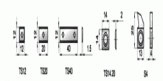 Комплекти фрез для профілювання облицювальної дошки типу (11.815.00)