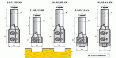 Фрези кінцеві циліндричні (81.01.XX.XX, 81.02.XX.XX, 81.03.XX.XX)