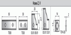 Комплект фрез для профілювання стояків та перемичок дверних полотен під скло (33.01.00)