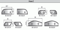 Фрези для профілювання фільонок (05.1X.XX)