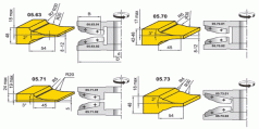 Фрези для профілювання фільонок з фігурним фігарейним полем (05.XX.XX)