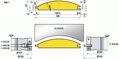 Комплекти фрез для профілювання облицювальної дошки типу (11.815.00)