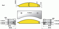 Комплекти фрез для профілювання облицювальної дошки типу (11.815.00)
