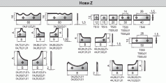 Фрези для обробки кромок (04.XX.XX, 44.ХХ.ХХ)