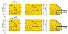 Комплект фрез для виготовлення меблевих фасадів (07.09/10.XX)