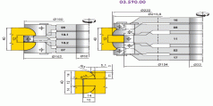 Комплект фрез для профільування стояків та перемичок дверних полотен (03.590.00)