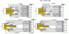 Комплект фрез для профілювання стояків та перемичок дверних полотен (03.1353.00)
